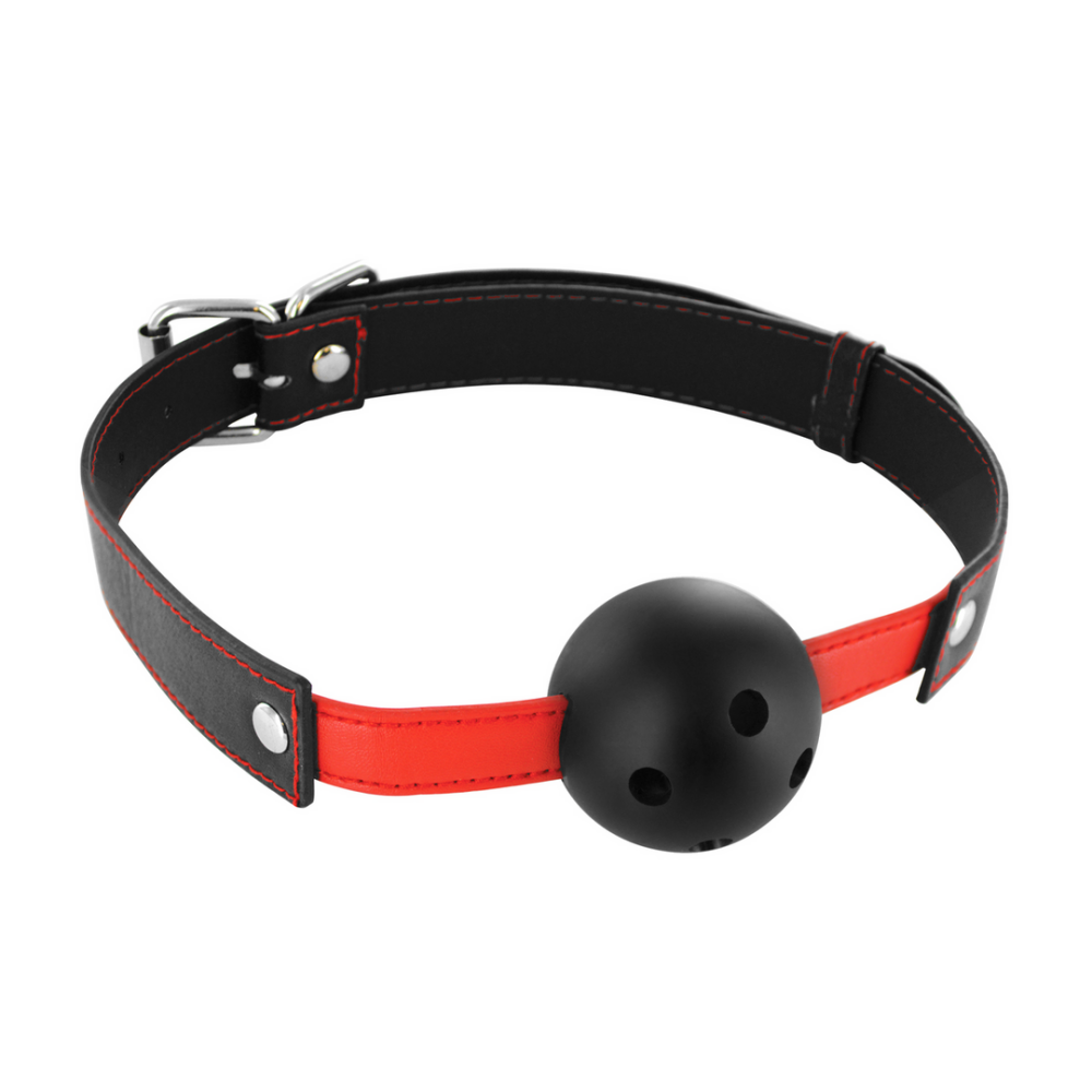 XR Brands Subdue Me - Ademend Ball Gag afbeelding