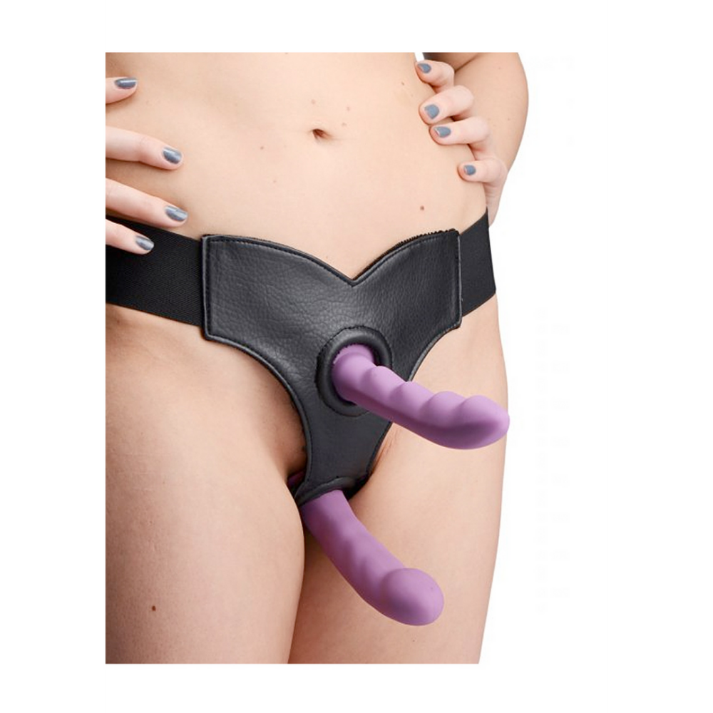 XR Brands Crave - Double Penetration Imitatieleren Strap-On afbeelding
