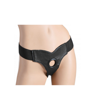 Bella - Verstelbare Velours Gevoerde Strap-On Dildo