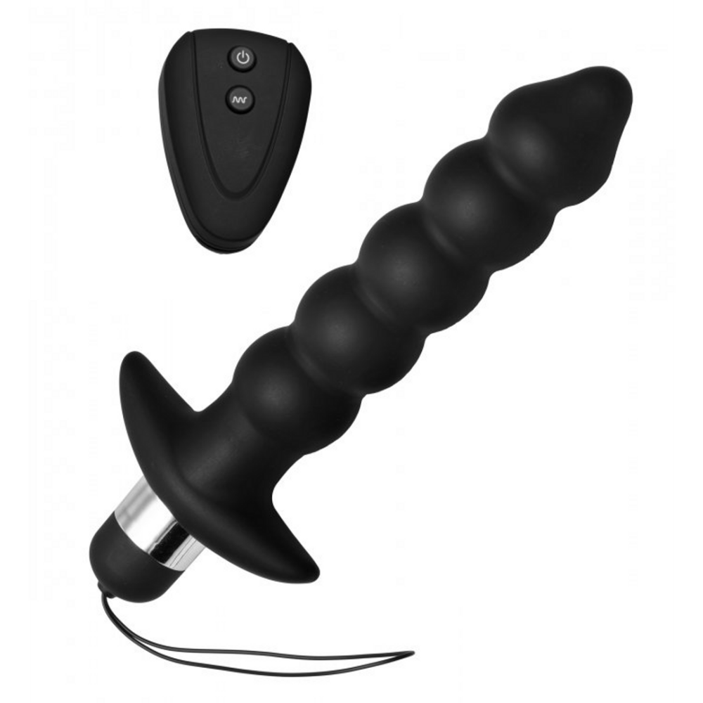 XR Brands Wireless Vibrating Anal Beads with Remote Control afbeelding