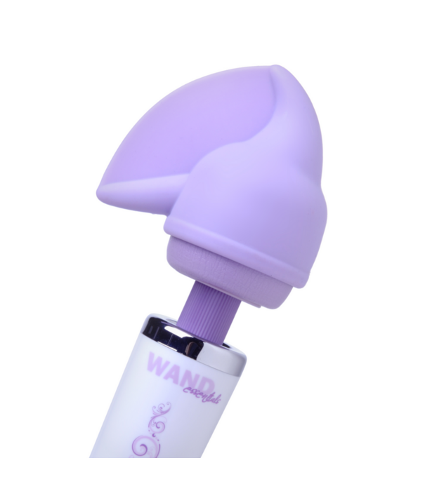 Flutter Tip Silicone Wand Attachment - Paars