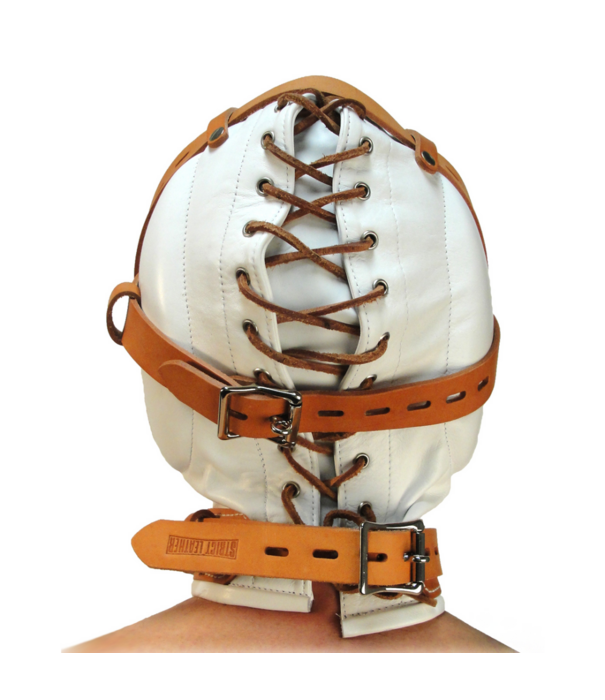 Totale Sensorische Deprivatie Lederen Kap - M/L - Wit