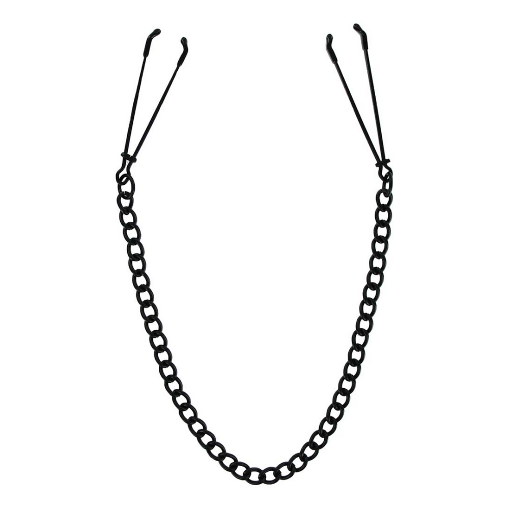 XR Brands Reign Noir - Tweezer Nipple Clamps afbeelding