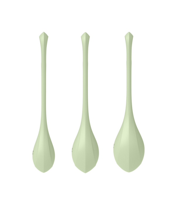 Satisfyer Yoni Power 2 - Kegel Balls Set - Lichtgroen