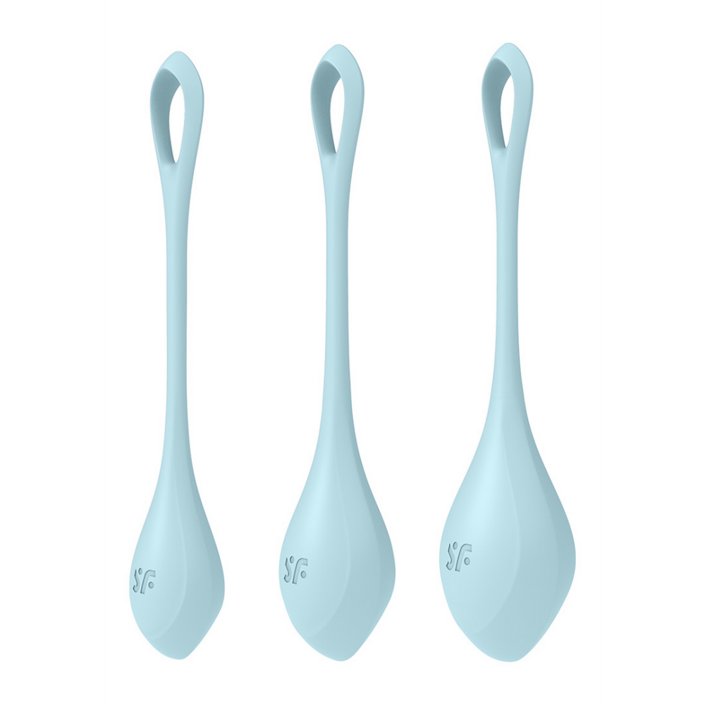 Satisfyer Yoni Power 2 - Kegel Balls Set - Lichtblauw afbeelding