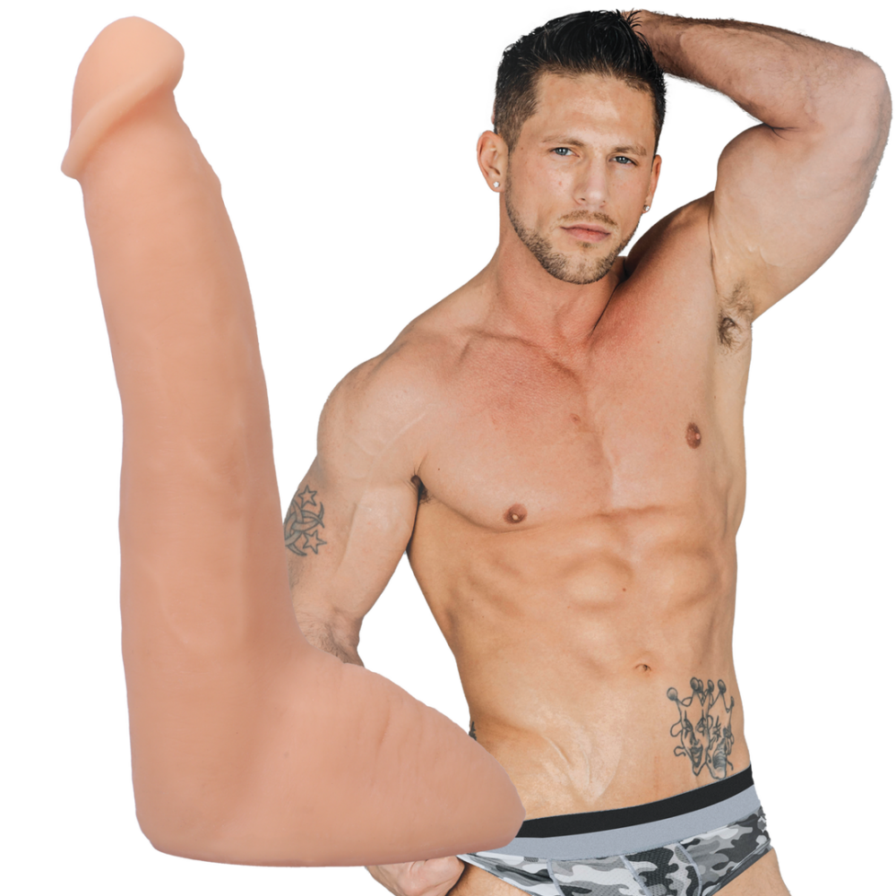 Doc Johnson Roman Todd - Realistic ULTRASKYN Dildo - 8 / 20 cm - Vanilla afbeelding
