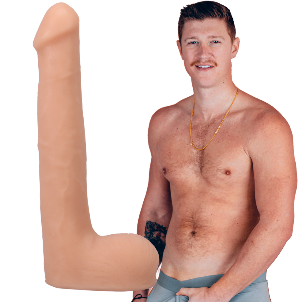 Doc Johnson Oliver Flynn - Realistic ULTRASKYN Dildo - 10 / 25 cm - Vanilla