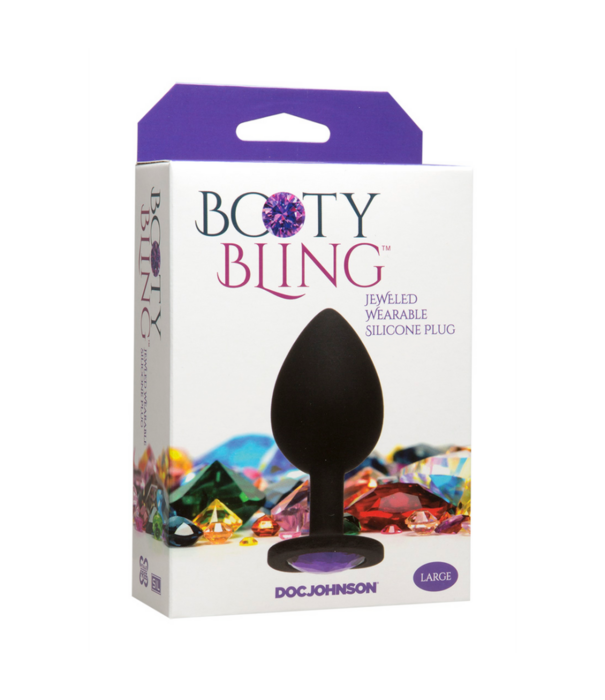 Doc Johnson Booty Bling - Spade Butt Plug - Groot