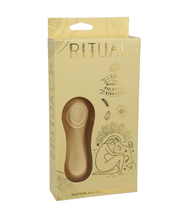 Doc Johnson Sol - Oplaadbare Siliconen Pulsatie Vibe - Geel