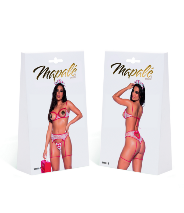 Mapalé Kostuum Verpleegster - XL