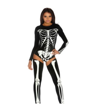 Bad to the Bone - Sexy Skeleton Costume - XS/S