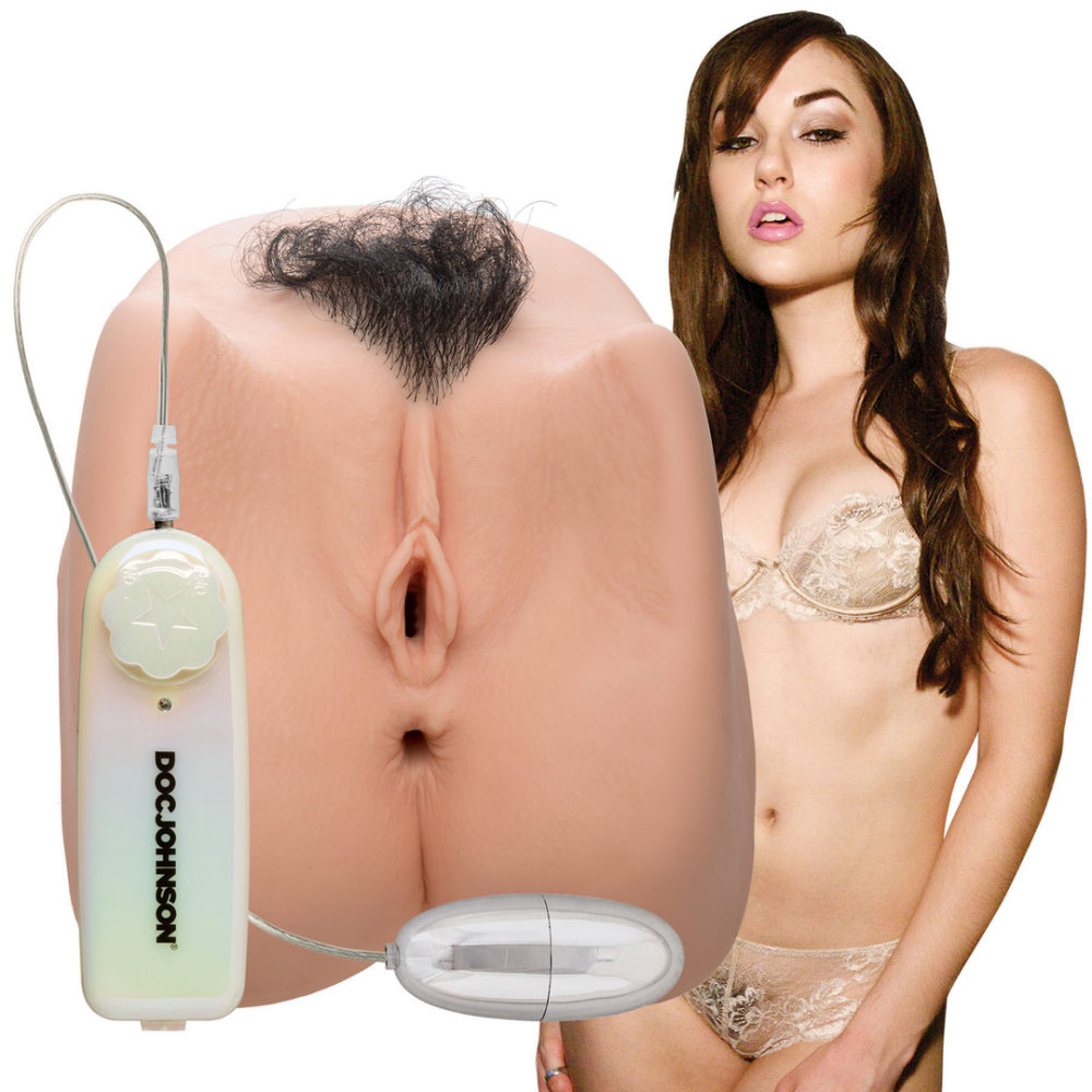 Doc Johnson Vibrerende Diepe Penetratie Masturbator Pussy en Ass afbeelding