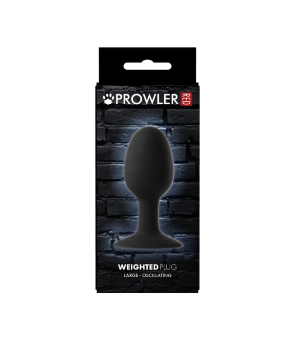Prowler Red Verzwaarde Butt Plug - Groot 5.5 / 14 cm