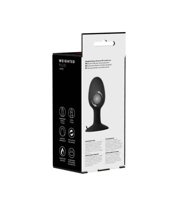 Prowler Red Verzwaarde Butt Plug - Groot 5.5 / 14 cm