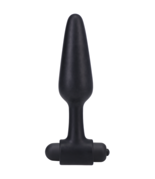 Vibrerende Butt Plug - 5 / 12 cm - Zwart