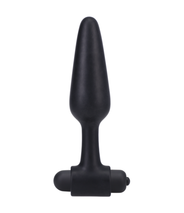 Doc Johnson Vibrerende Butt Plug - 5 / 12 cm - Zwart