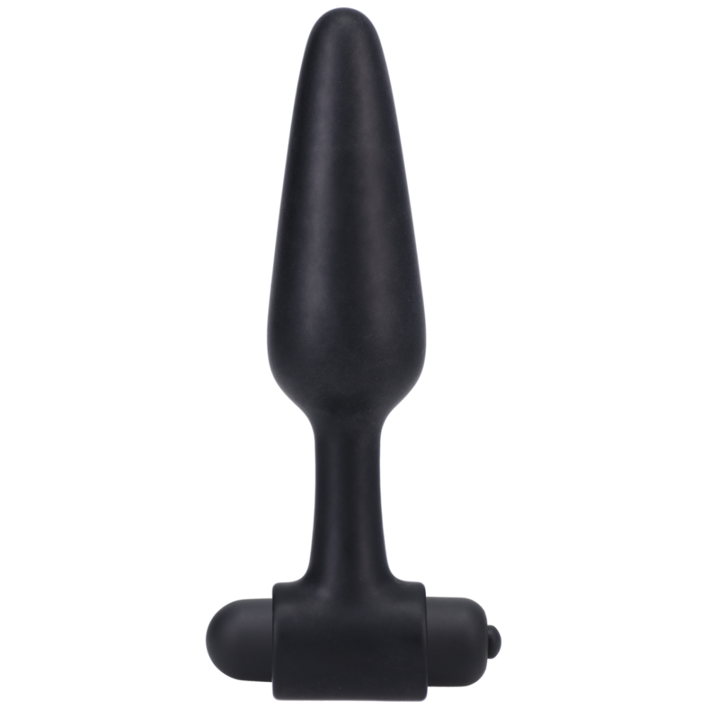Doc Johnson Vibrerende Butt Plug - 5 / 12 cm - Zwart afbeelding