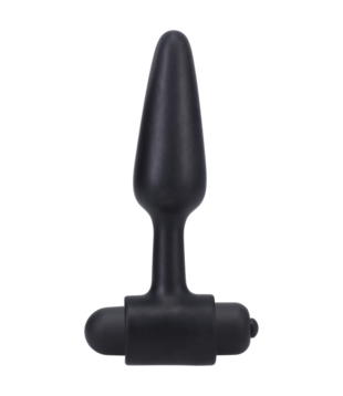 Vibrerende Butt Plug - 4 / 10 cm - Zwart