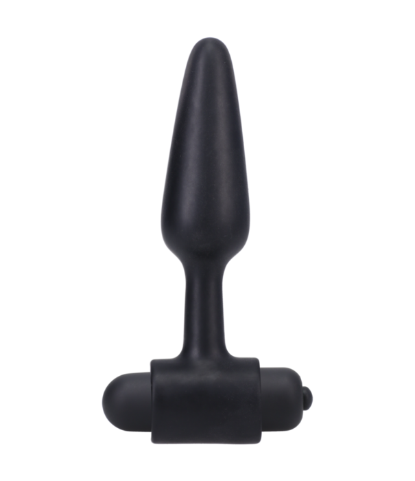 Doc Johnson Vibrerende Butt Plug - 4 / 10 cm - Zwart