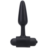 Vibrerende Butt Plug - 3 / 8 cm - Zwart