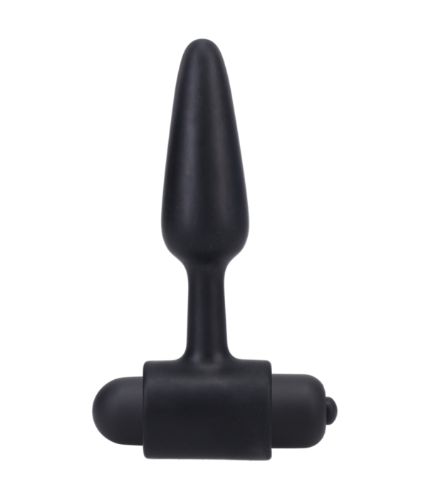 Doc Johnson Vibrerende Butt Plug - 3 / 8 cm - Zwart