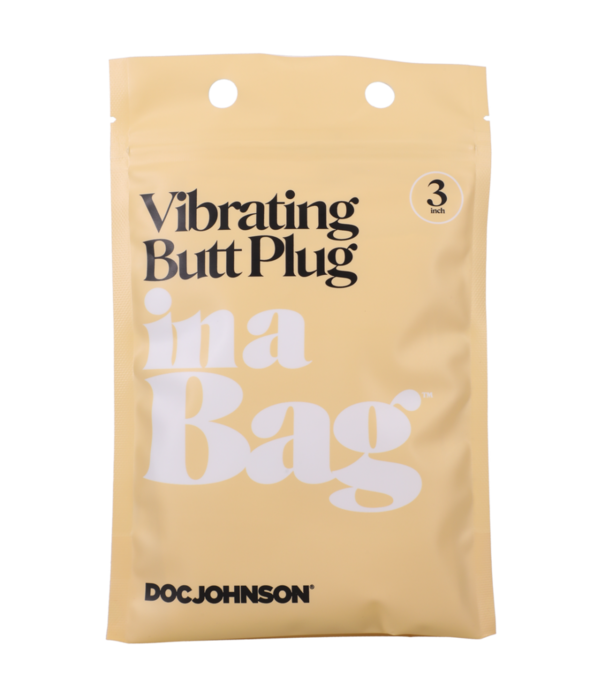 Doc Johnson Vibrerende Butt Plug - 3 / 8 cm - Zwart