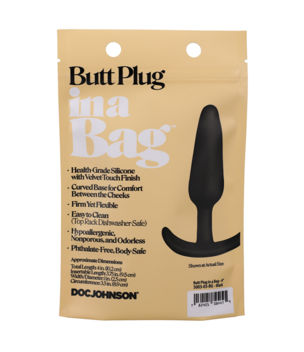 Doc Johnson Butt Plug - 4'' / 10 cm