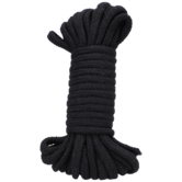 Katoenen Touw - 32 ft - Zwart