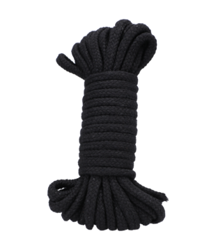 Katoenen Touw - 32 ft - Zwart