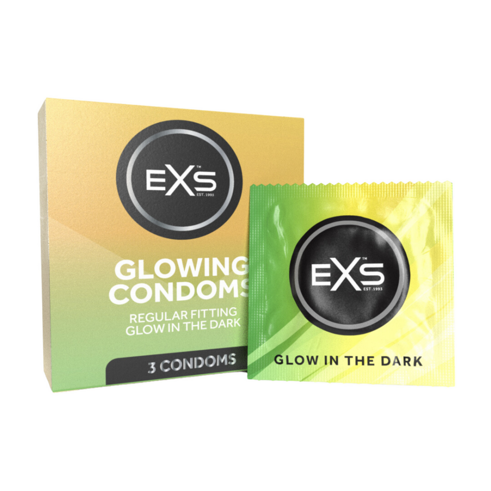 EXS EXS Glow - Condooms - 3 Stuks afbeelding