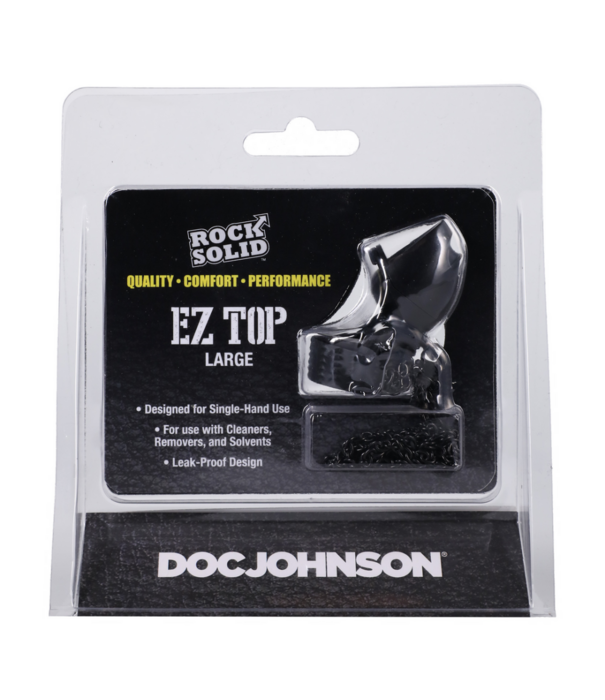 Doc Johnson EZ Top - Groot - Zwart