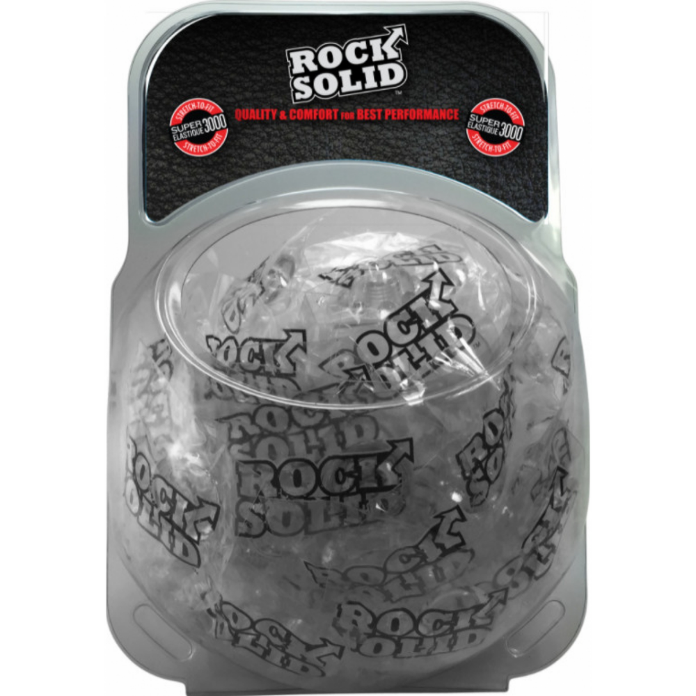 Doc Johnson 2-Pack C-Ring Set - Clambowl 50 Stuks - Zwart afbeelding