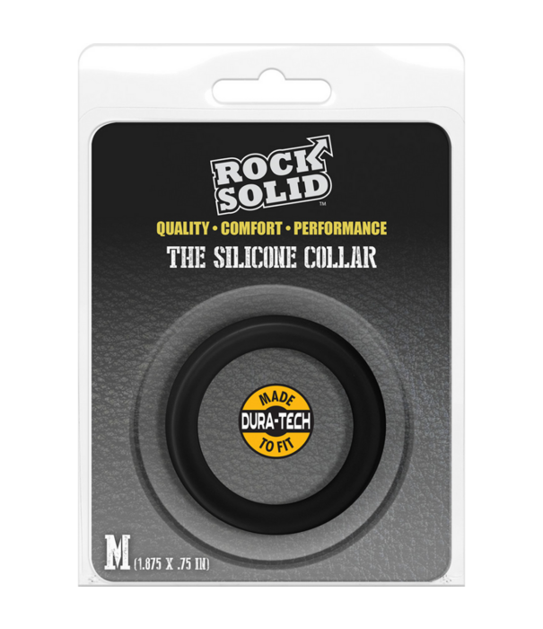 Doc Johnson De Silicone Collar - Cockring - Medium