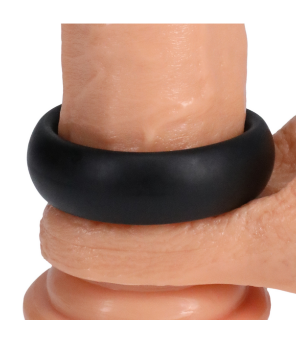 Doc Johnson De Silicone Collar - Cockring - Medium