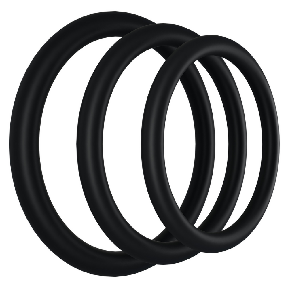 Doc Johnson Tri-Pack Rubber Gasket - Cockring Set afbeelding