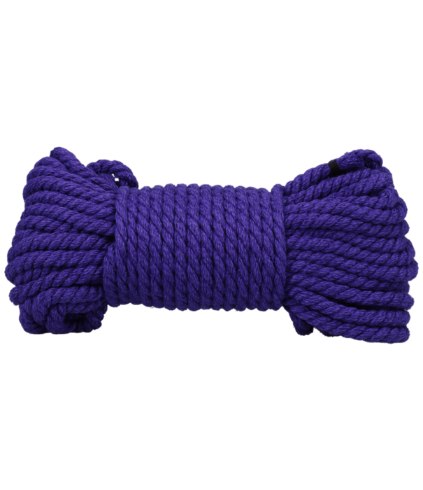 Doc Johnson Bind and Tie - 6 mm Hennep Bondage Touw - 50 ft - Violet