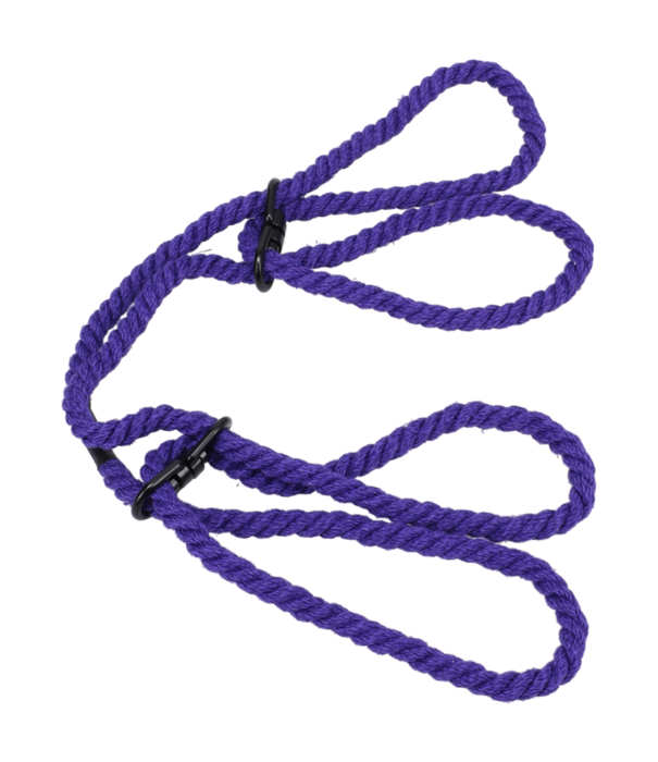 Doc Johnson Beperk - 6mm Hennep Pols- of Enkelboeien - Paars