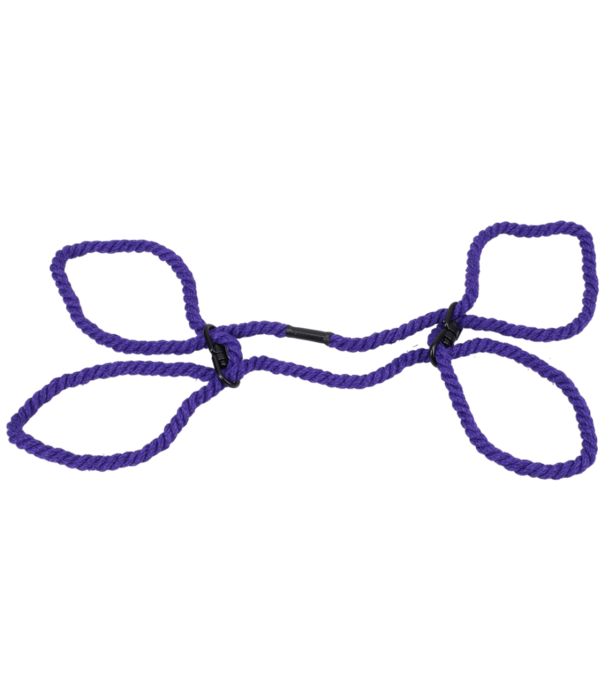 Doc Johnson Beperk - 6mm Hennep Pols- of Enkelboeien - Paars