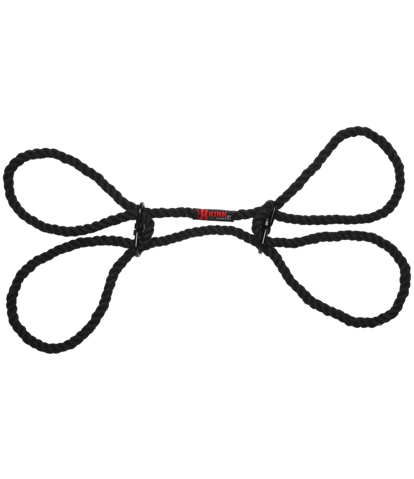 Doc Johnson Beperk - 6mm Hennep Pols- of Enkelboeien - Zwart