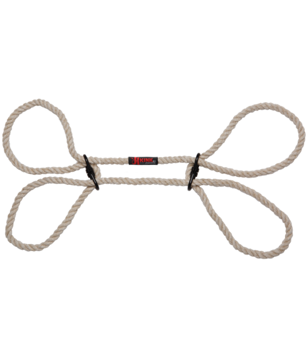 Doc Johnson Beperk - 6mm hennep pols- of enkelbanden - Natuurlijk