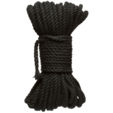 Bind en Tie - 6mm Jute Bondage Touw - 50 ft - Zwart