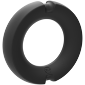 De Paradox - Silicone/Metalen Cockring - 50mm - Zwart