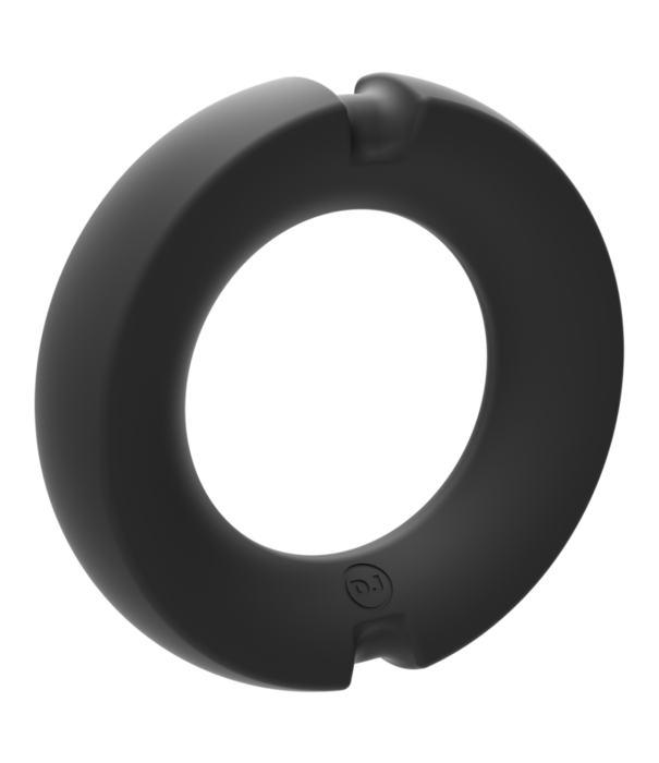 Doc Johnson De Paradox - Silicone/Metal Cock Ring - 45mm - Zwart