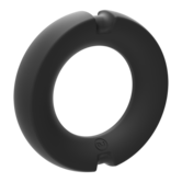 De Paradox - Silicone/Metal Cock Ring - 35mm - Zwart