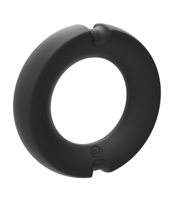 Doc Johnson De Paradox - Silicone/Metal Cock Ring - 35mm - Zwart