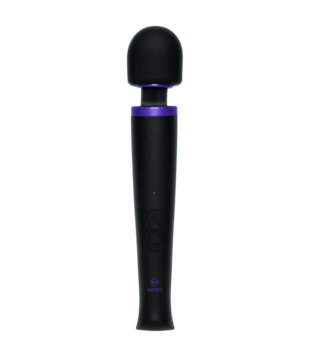 Oplaadbare Power Wand - Ultra-Krachtige Silicone Wand Massager - Zwart