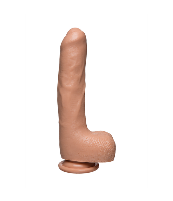 Doc Johnson Uncut D - Realistic FIRMSKYN Dildo met ballen - 9 / 22 cm