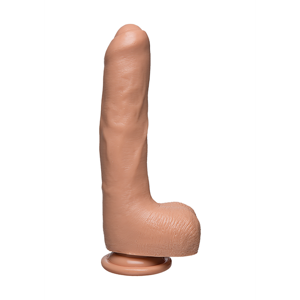 Doc Johnson Uncut D - Realistic FIRMSKYN Dildo met ballen - 9 / 22 cm afbeelding