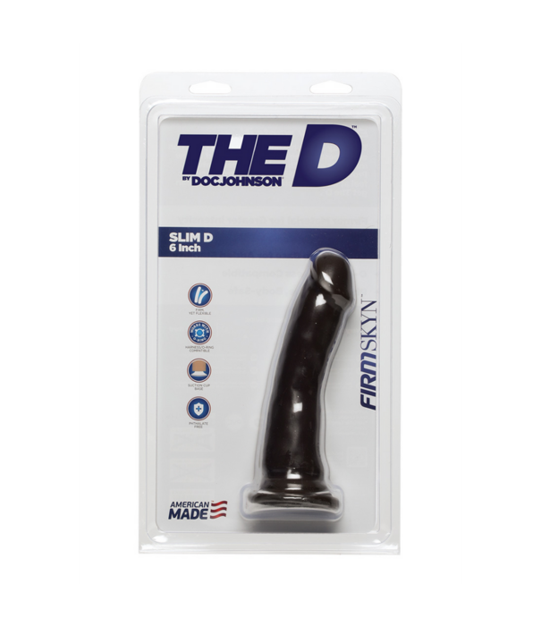 Doc Johnson Slim D - Realistic FIRMSKYN Dildo - 7 / 17 cm