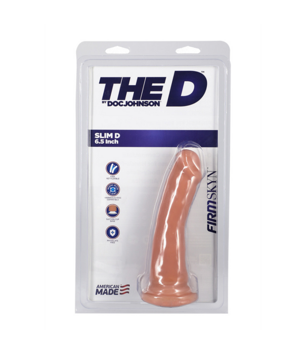 Doc Johnson Slim D - Slim D Fsche FIRMSKYN Dildo - 7 / 17 cm